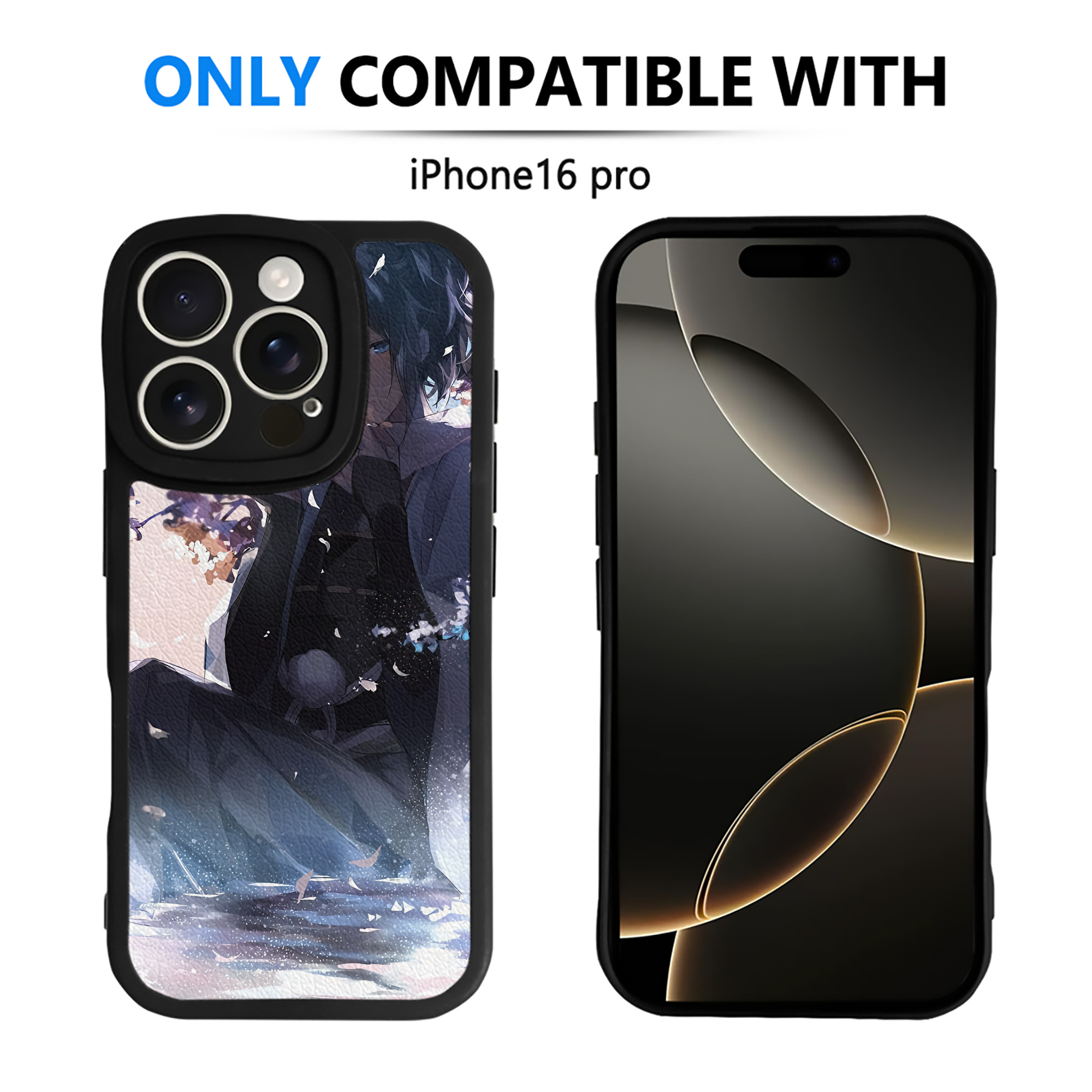 （画像用） 刀剣乱舞 Touken Ranbu 【iPhone 16シリーズ対応】シリコンスマホケース（レザー調） 材質：シリコン